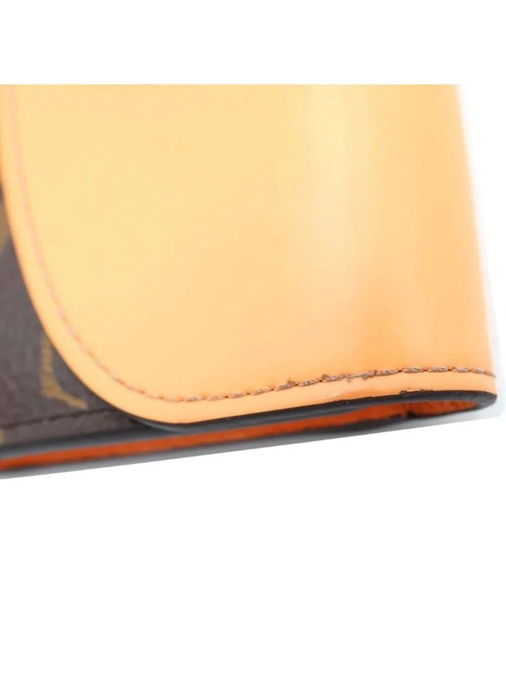 Louis Vuitton Compact Wallet Monogram Brown Orange